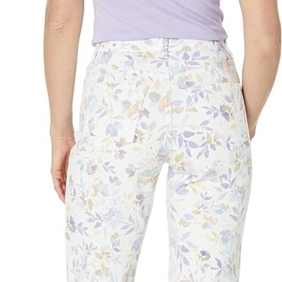 Gloria Vanderbilt Womens Rail Straight Leg Roll Cuff Capris Size 16 - Picture 4 of 4